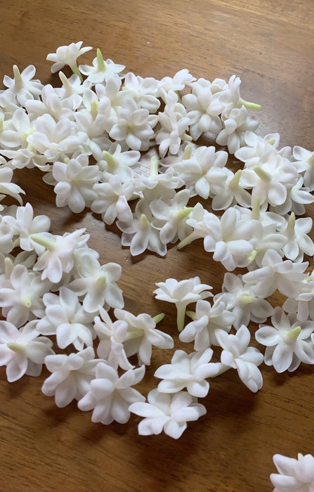 Blooming Pikake Flower Clay Beads