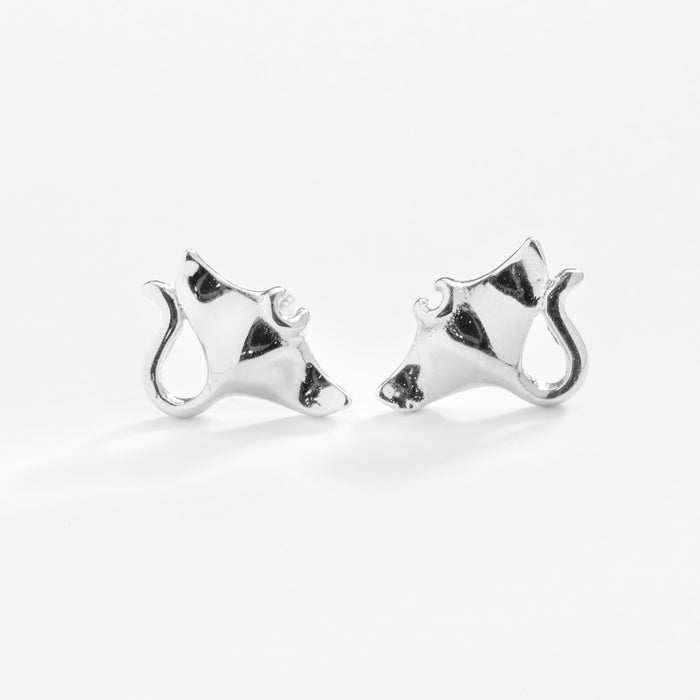 Manta Ray Mini Stud