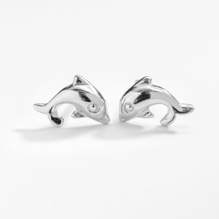 Baby Dolphin Stud Earrings