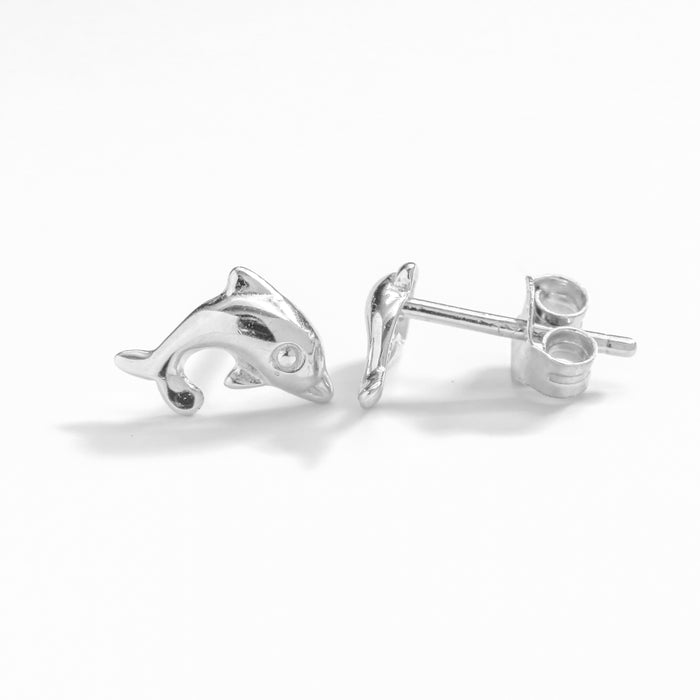 Baby Dolphin Stud Earrings