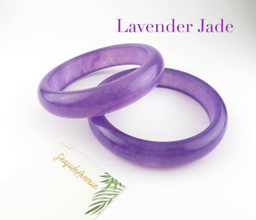 Purple Jade Bangles