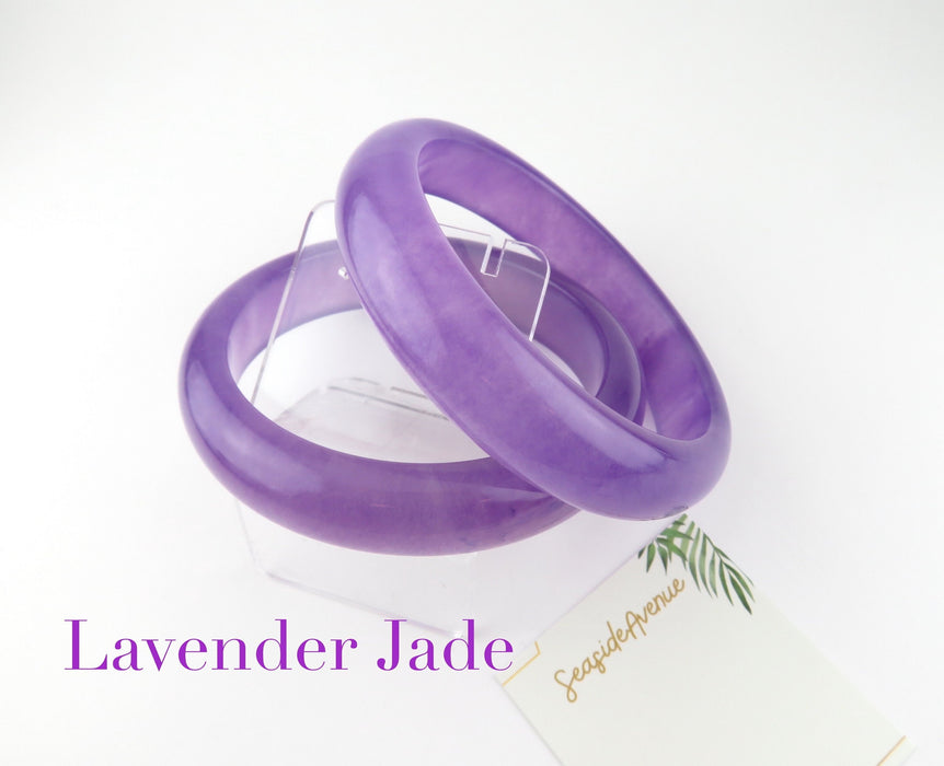 Purple Jade Bangles