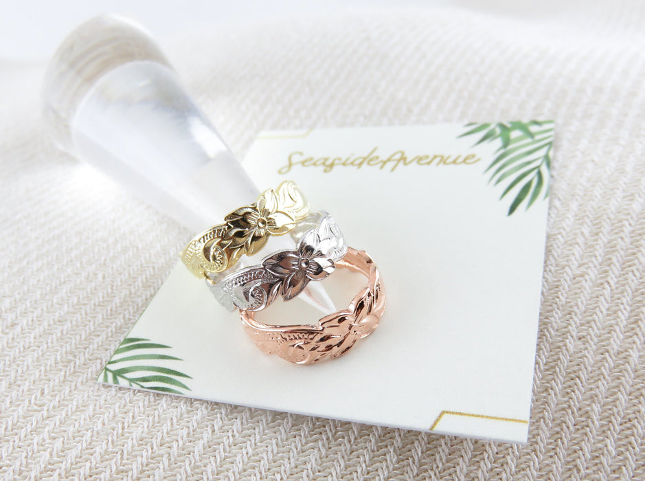 Hawaiian Scroll Toe Ring