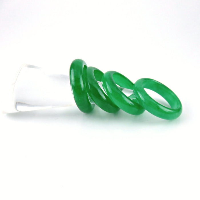 Real Jade Ring, Green Jade